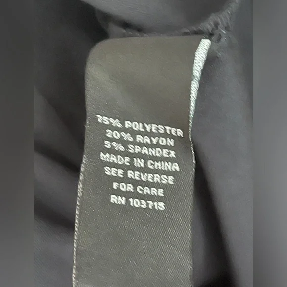 Zac & Rachel NWOT Collared Buttoned Down Dress Size 16 Navy - Picture 5 of 6